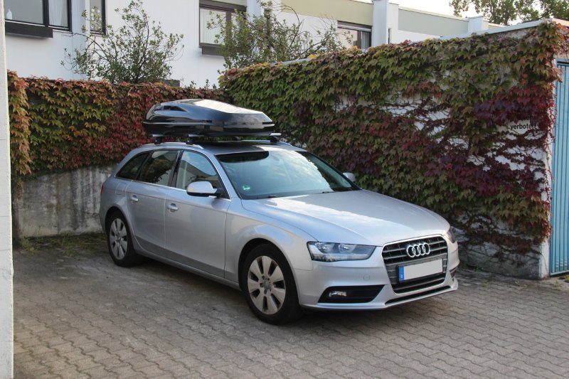 Dachbox auf Audi A4 Kombi